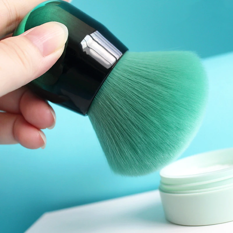 

1Pcs Fluffy Face Powder Foundation Blush Brush Soft Mushroom-Head Makeup Brush Honey Powder Fixed Chubby Makeup Brush