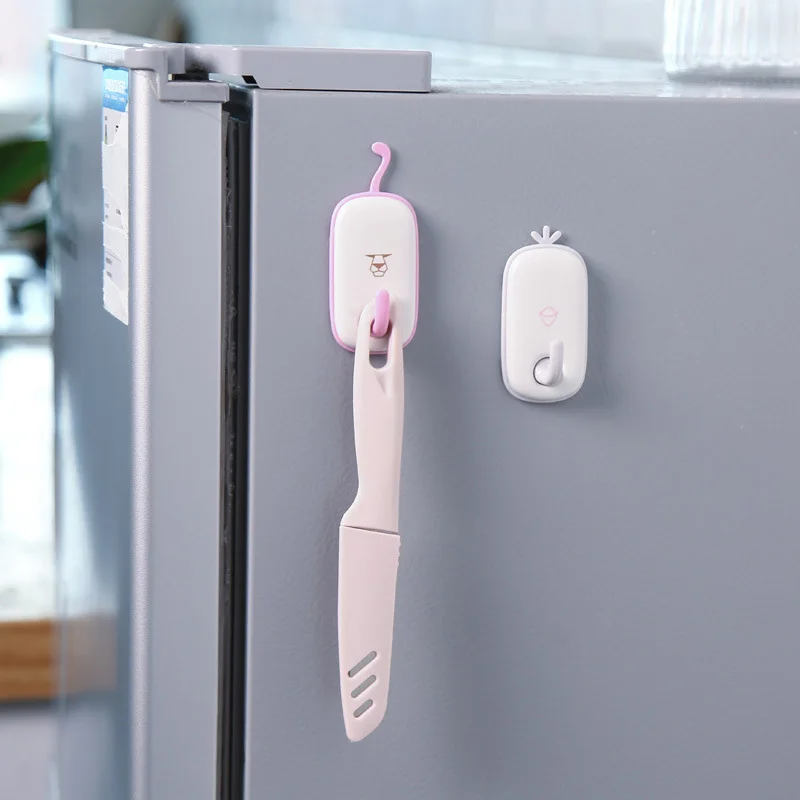 6pcs Hook Key Holder Wall Home Cartoon Animal Tail Sucker Multifunction Strong No Trace Decoration | Дом и сад