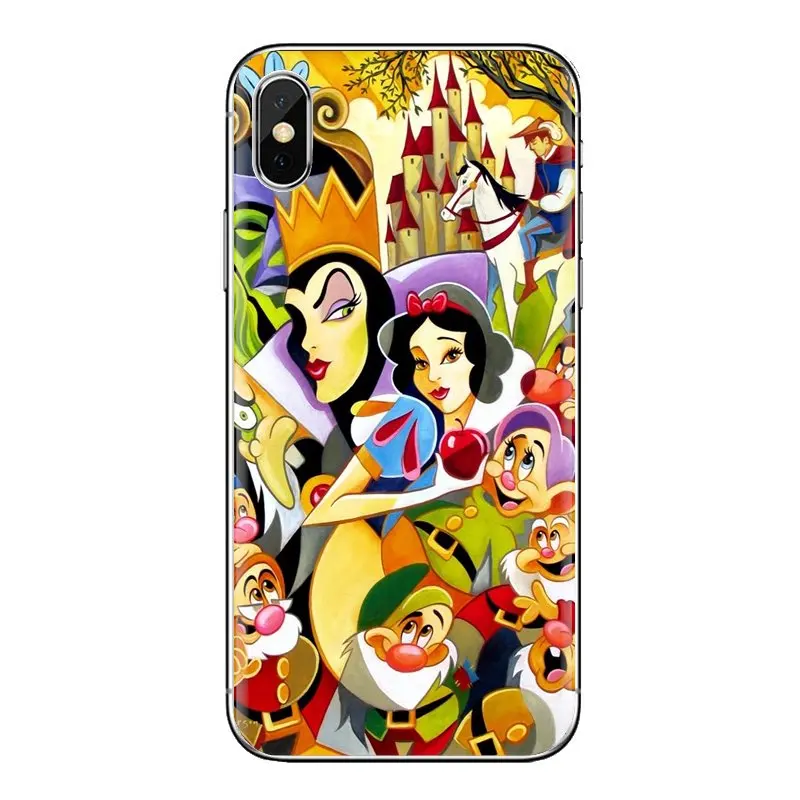 Чехол Белоснежка семь гномов для huawei G7 G8 P7 P8 P9 Lite Honor 4C 5X 5C 6X Коврики 7 8 9 Y3 Y5 Y6 II 2 Pro 2017