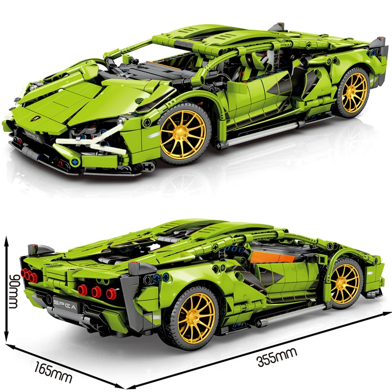 

New Technic Lamborghinii SIAN FKP 37 1:14 Super Racing Car Vehicle Building Blocks Toys For Kids Children Gift