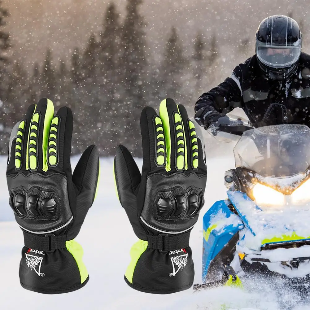 

Touch Screen Men Motobike Gloves Winter Motorcycle Glove Anti Slip Motocross Riding Cycling Skiing Glove Mittens Protective Gear