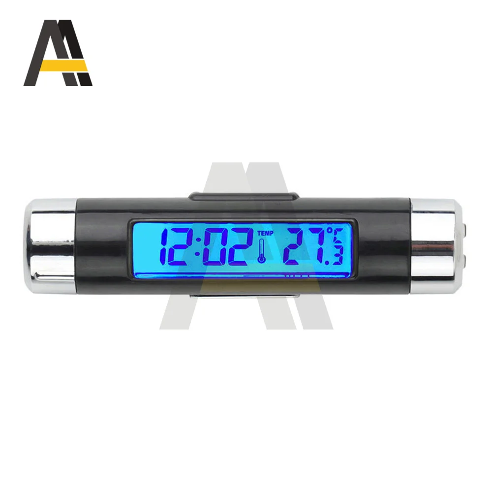 

Портативные автомобильные цифровые часы и дисплей температуры, электронные часы, термометр, автоматические электронные часы, светодиодный...