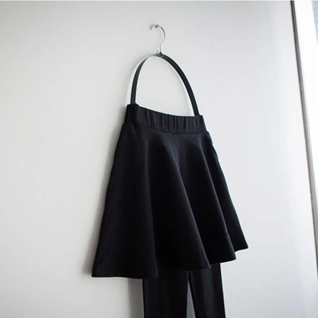 

Зимняя женская плотная Однотонная юбка-штаны, облегающая Повседневная Эластичная юбка-брюки, универсальная стильная плиссированная юбка, ...