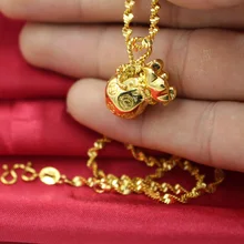 Ожерелье женское Очаровательное ожерелье из чистого золота с
