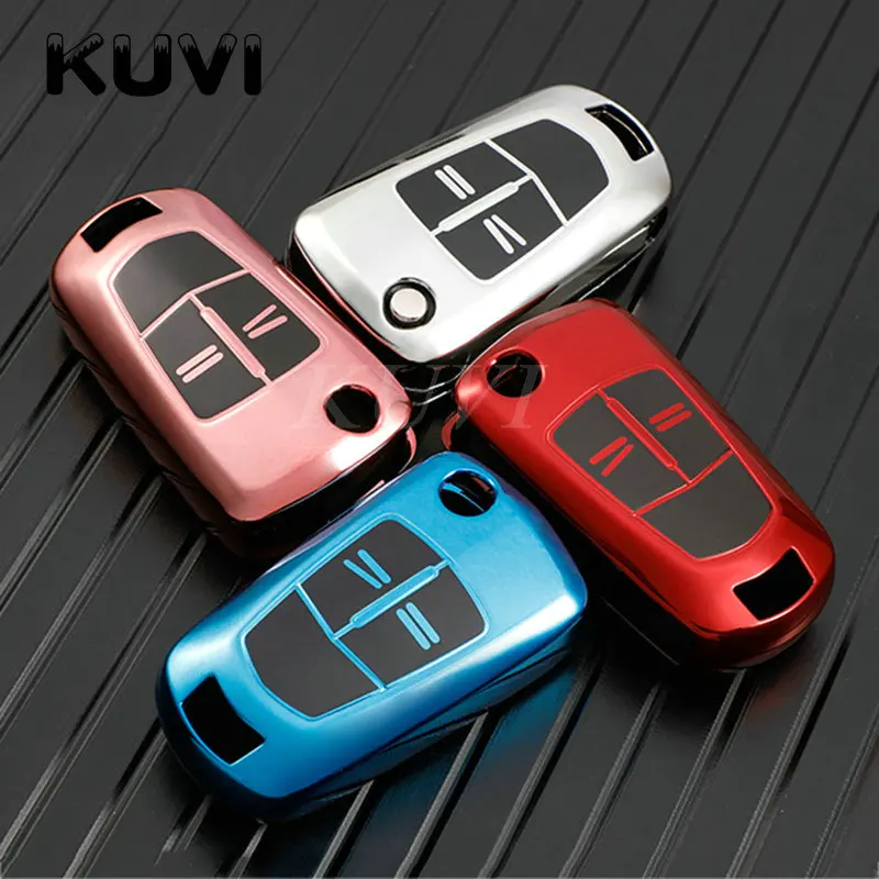 NEW TPU Car Key Case Full Cover for Vauxhall Opel Corsa Astra Vectra Signum 2 Buttons Remote Key Shell Fob Bag Accessories