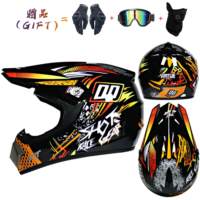 Высокое качество moto rcycle шлем capacete cross casque enfant Полный лицевой Горные DOT