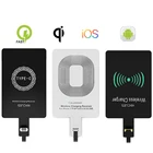 Беспроводной зарядный приемник Qi Micro USB Type C, адаптер для зарядки, универсальная Стандартная зарядка для iPhone 7, 6 Pro, Huawei, Xiaomi 8
