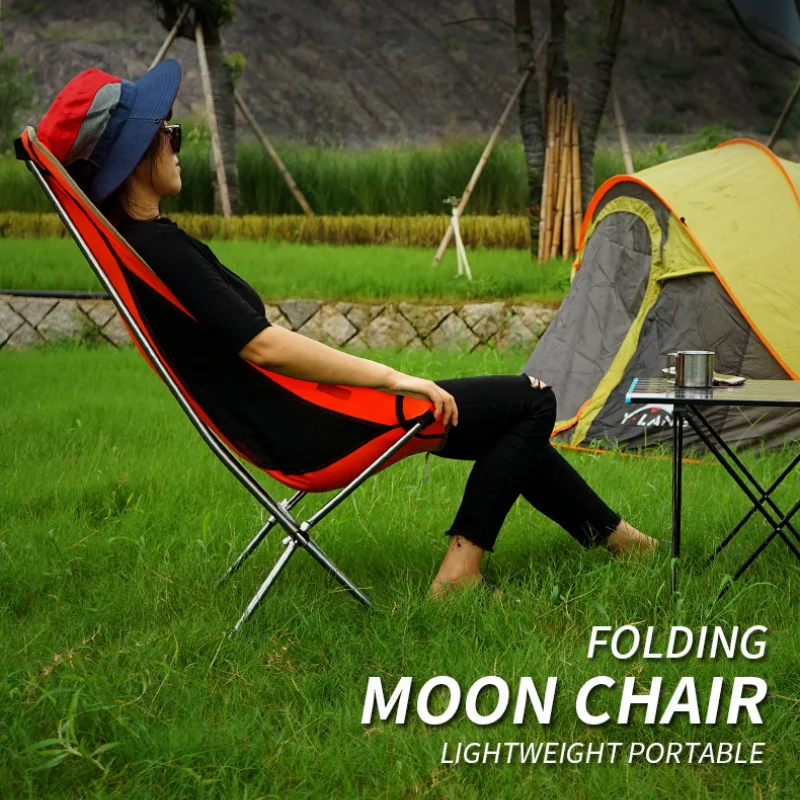Harga Kursi Bulan Lipat Portabel Dapat Dilepas Kursi Kemah Luar Ruangan Kursi Pancing Pantai Ultraringan Alat Kursi Piknik Hiking Travel