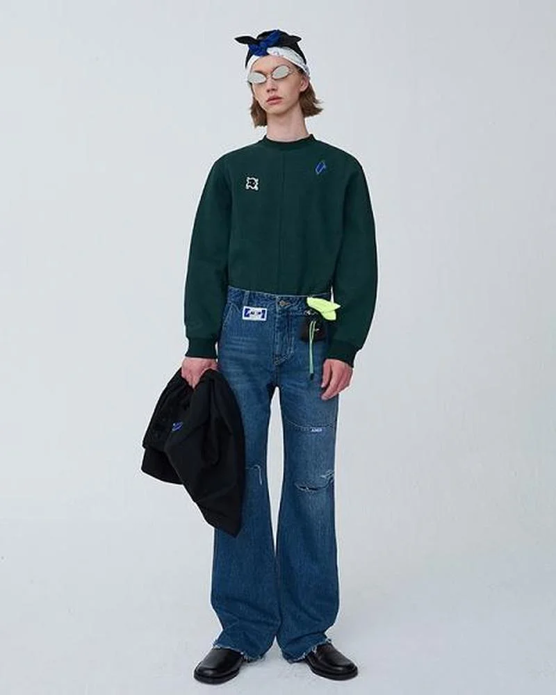 

Толстовка с вышивкой в виде маленьких животных, из чистого хлопка, европейский размер