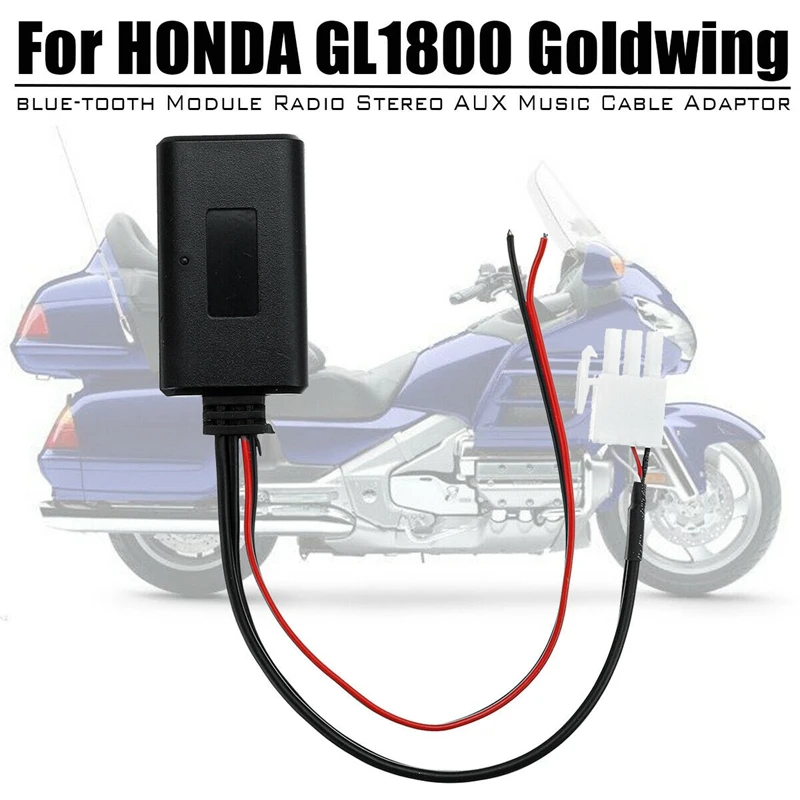 Bluetooth Module Radio Stereo AUX Music Cable Adaptor for HONDA GL1800 Goldwing | Автомобили и мотоциклы