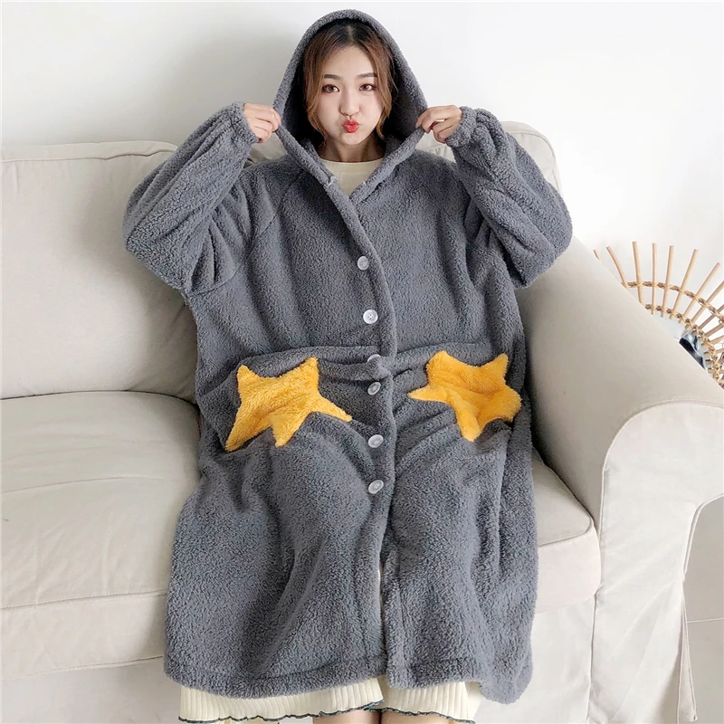 2019 Autumn Winter New Fashion Plush Jacket Women Long Sleeve Hooded Fur Coat Ladies OVERSIZE Teddy Coats Homewear Woman | Женская