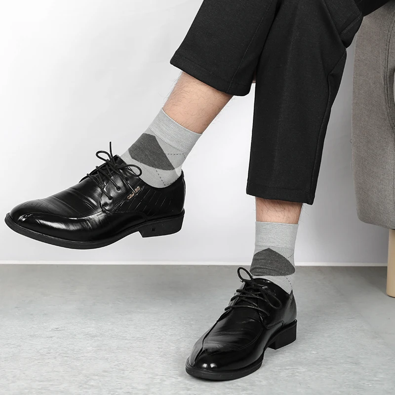 Новинка 2019 одноцветные мужские носки из бамбукового волокна черные против