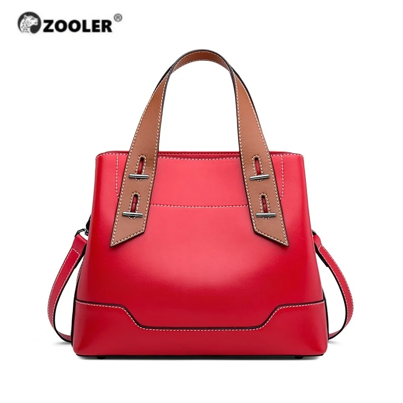 ZOOLER Эксклюзивные сумки женские из коровьей кожи женская сумка на плечо Лоскутная