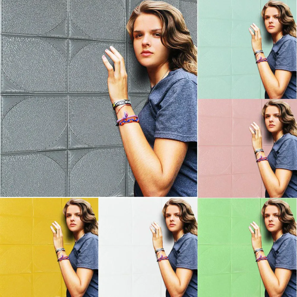 Новые ПЭ пены 3D обои DIY настенные наклейки Настенный декор рельефный кирпич