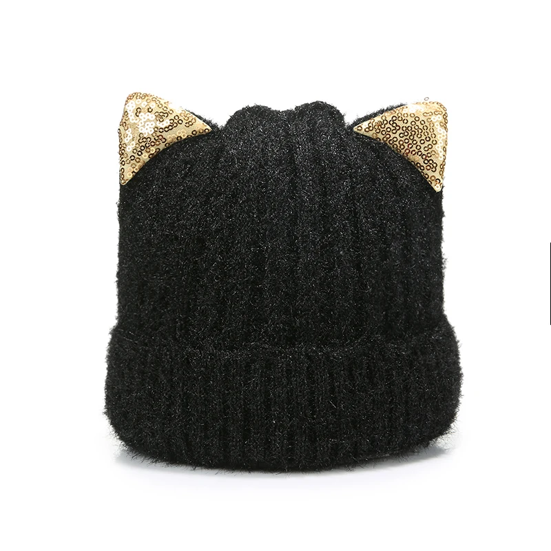 Детские зимние шапки с ушками для девочек и мальчиков теплые детская шапочка