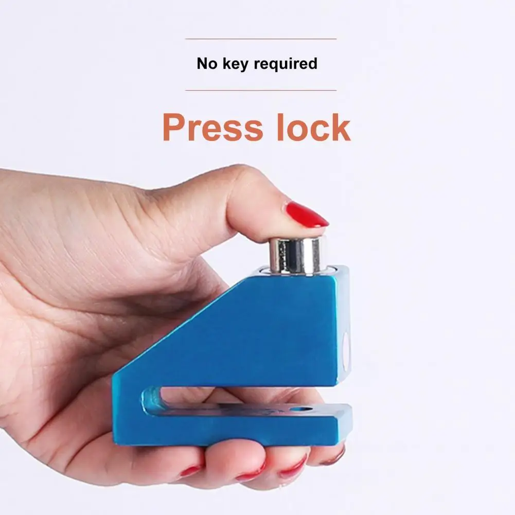 

Стальной портативный велосипедный дисковый замок с защитой от царапин, велосипедные аксессуары, велосипедный дисковый замок, легкий замок ...