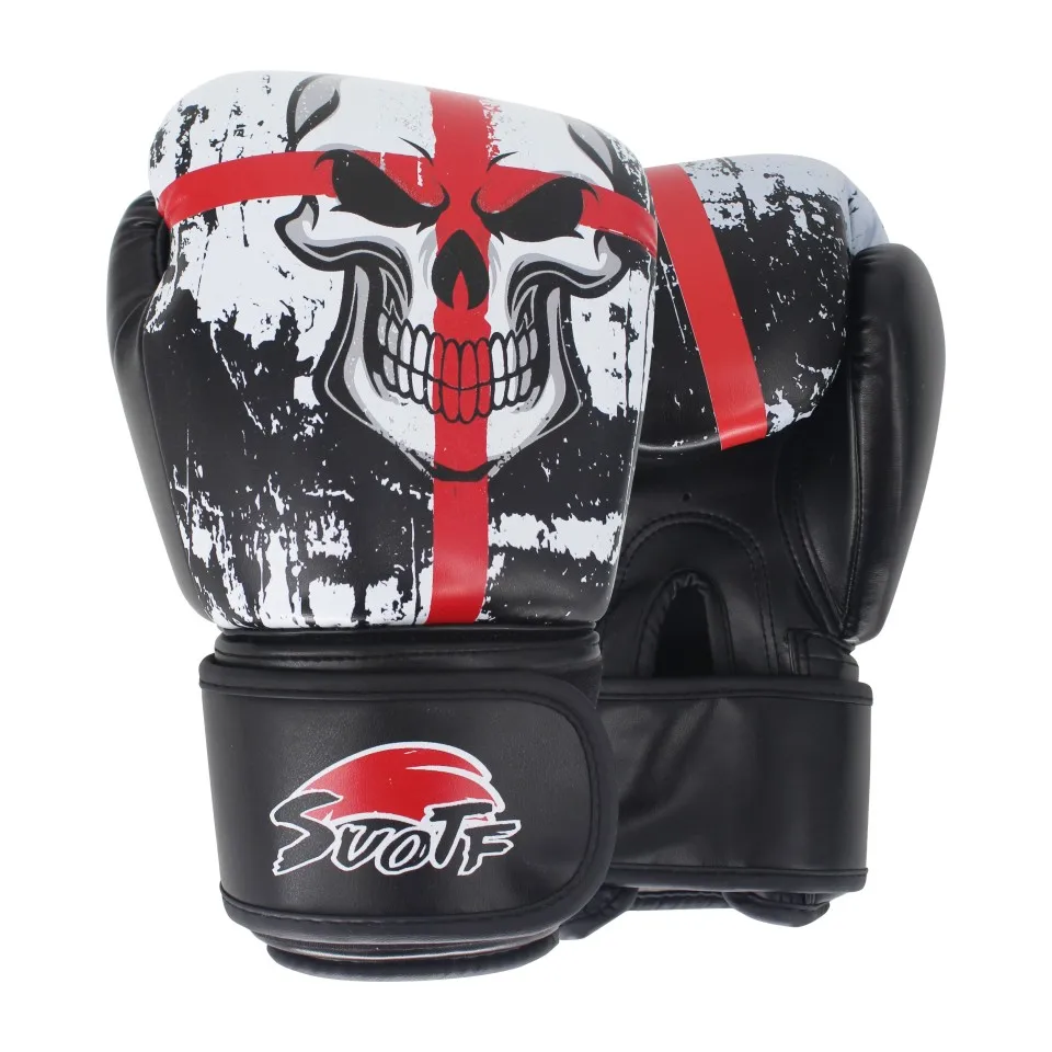 

Thick fighting Boxing Sports Leather Gloves Tiger Muay Thai boxing pads fight Women/Men sanda boxe thai glove box mma