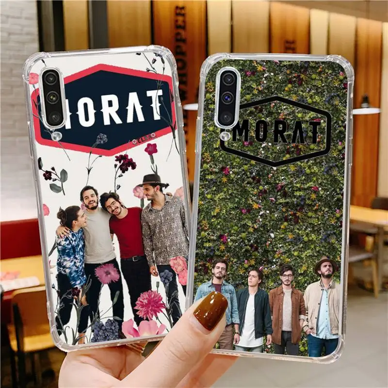 

fashion morat band Phone Case Transparent For Samsung Galaxy A S 8 9 10 12 20 21 40 50 52 51 70 71 2019 fe 5g ultra plus