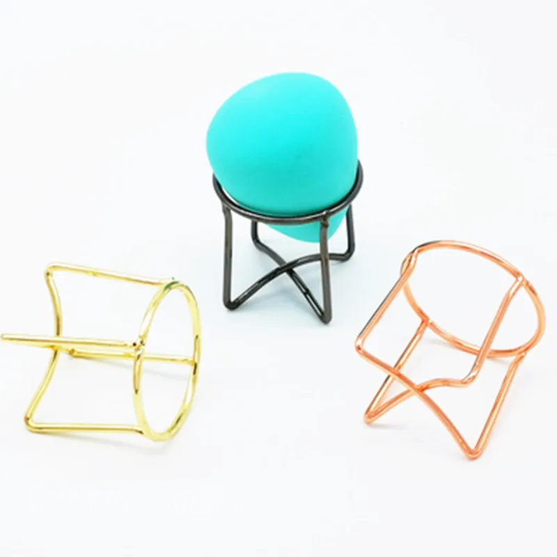 Пуховок для Стеллаж выставки товаров губка держатель косметический порошок