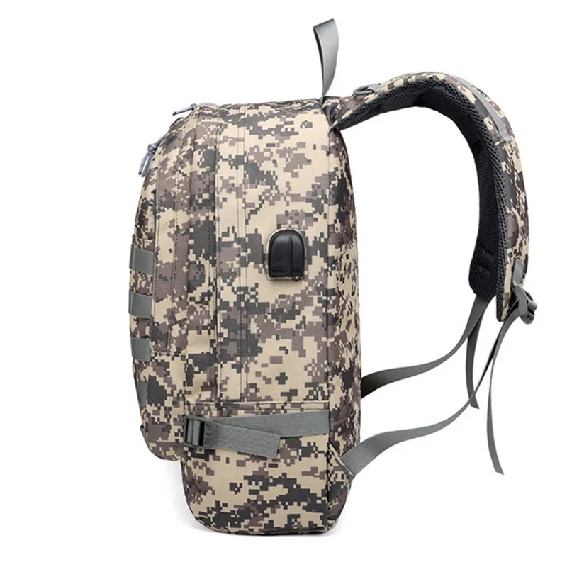 

OKKID school bags for teenage boys large school backpack USB port backbag male sports backpack waterproof camouflage backpack
