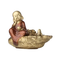 backflow incense burner ceramic monk mountain flowing water fumigator censer incense home teahouse decor gifts dropshipping