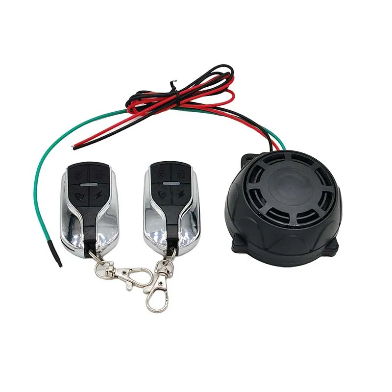 

Security Siren Motorcycle Anti-Theft Alarm System With Dual Remote Control Sound Warning Horns 12V Vehicle Universal