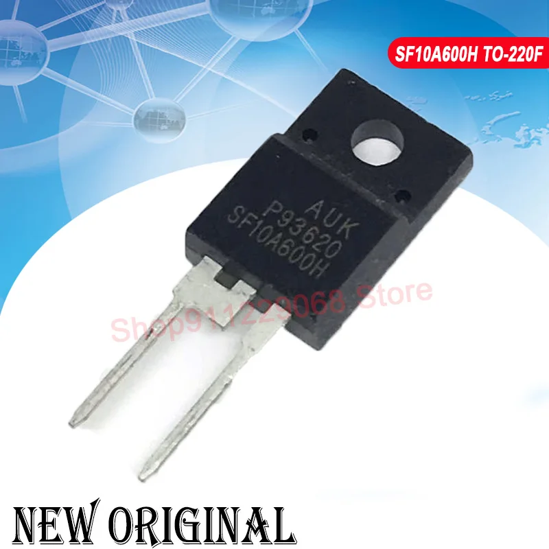 (5 шт.) SF10A600H TO-220F 600V 10A / R6030KNX 600V 30A / RF1501TF3S RF1501 / RJP63F3 630V 40A TO-220F (5 шт.) SF10A600H TO-220F 600V 10A / R6030KNX 600V 30A / RF1501TF3S RF1501 / RJP63F3 630V 40A TO-220F
