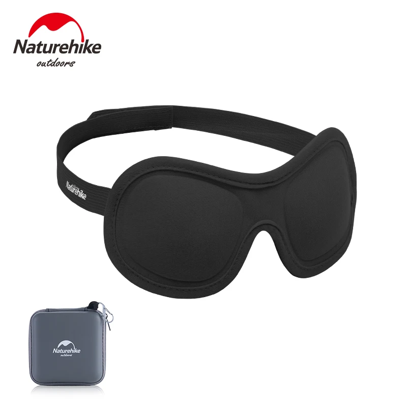 NatureHike Sleep Mask 100% Blackout 3D Contoured Eye Comfortable Sleeping for Women Men Concave Molded | Спорт и развлечения