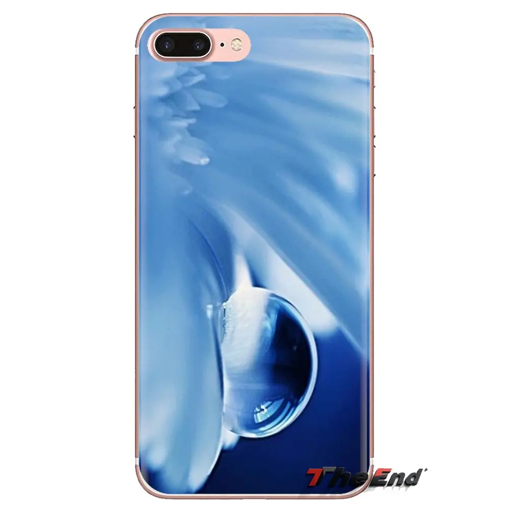 Для iPhone XS Max XR X 4 4s 5 5S 5C SE 6 6S 7 8 Plus samsung Galaxy J1 J3 J5 J7 A3 A5 капельки воды мягкий прозрачный