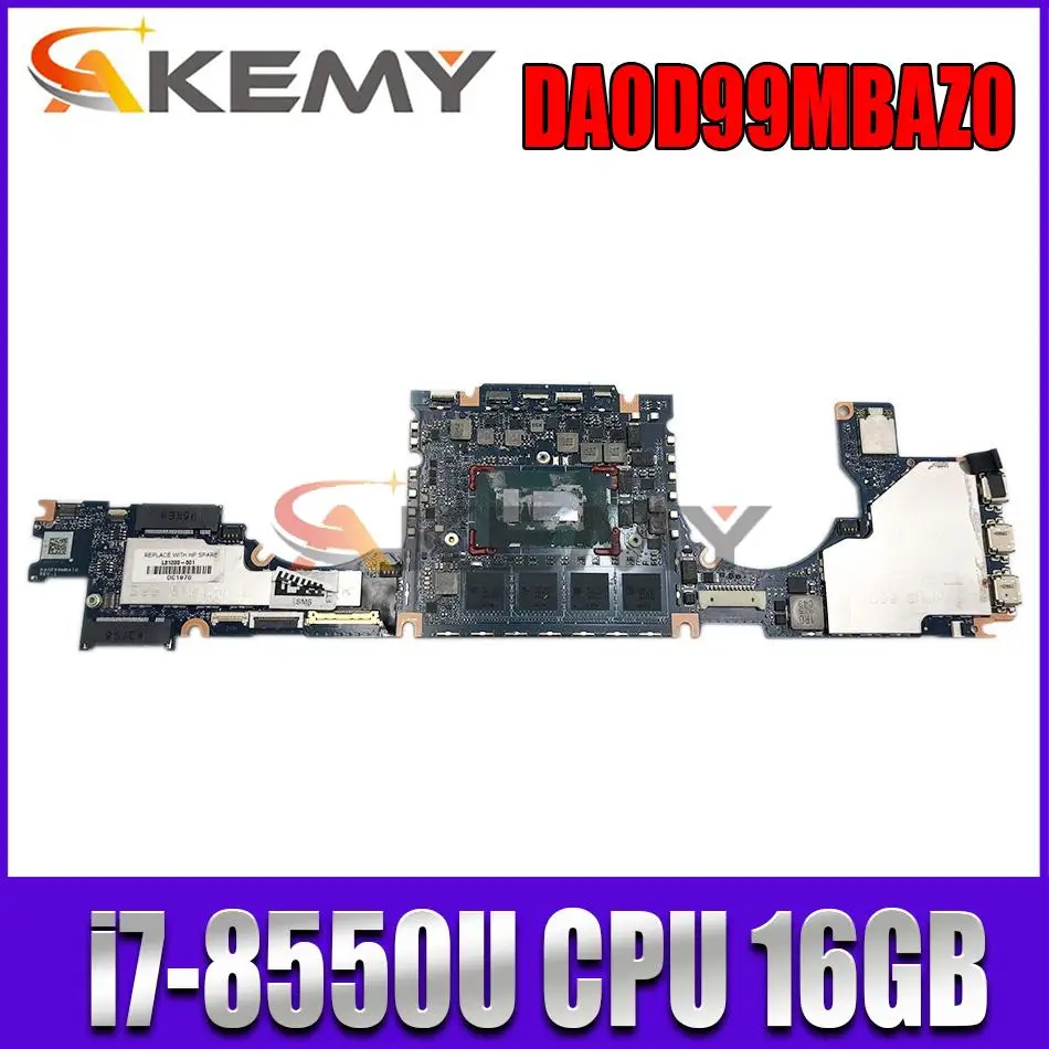 

L33481-601 L33481-001 For HP ELITE X2 1013 G3 laptop motherboard DA0D99MBAZ0 notebook mainboard with i7-8550U 16GB tested