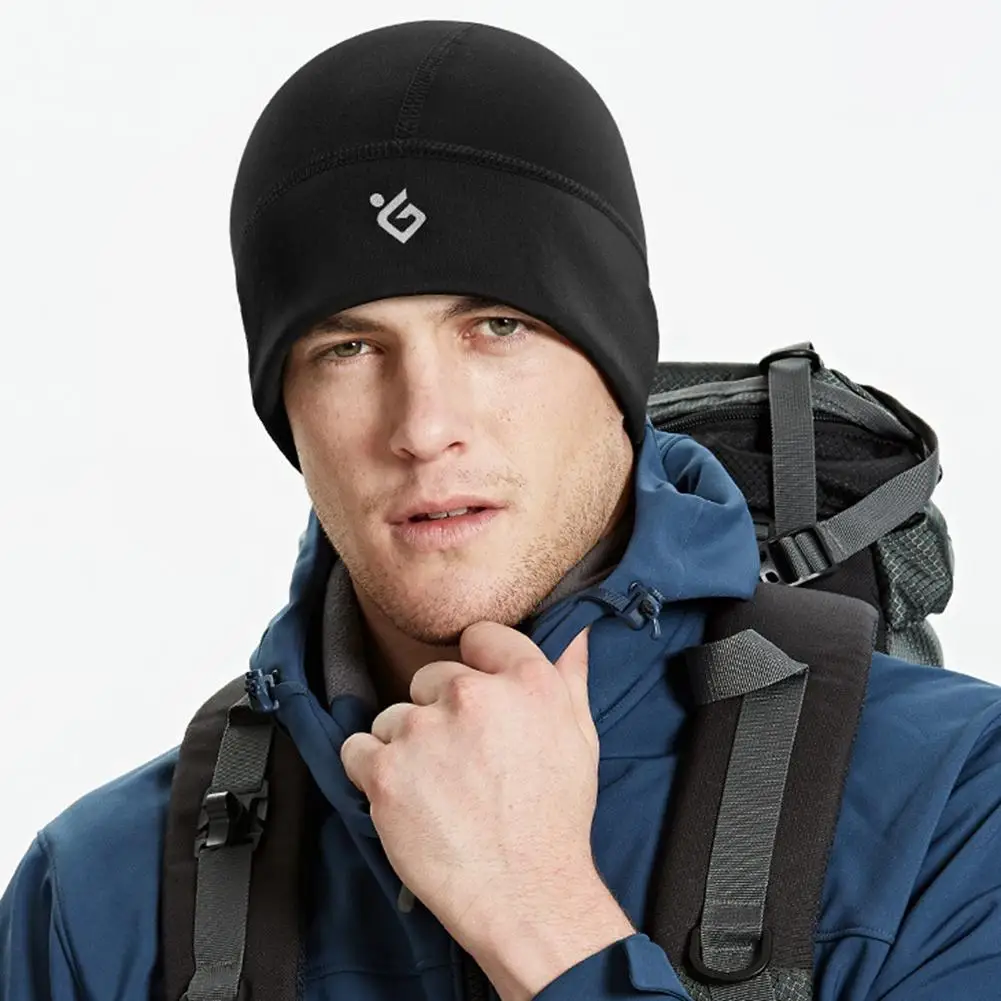 Новые Зимние Черные Лыжные шапки для верховой езды теплая шапка s уличные