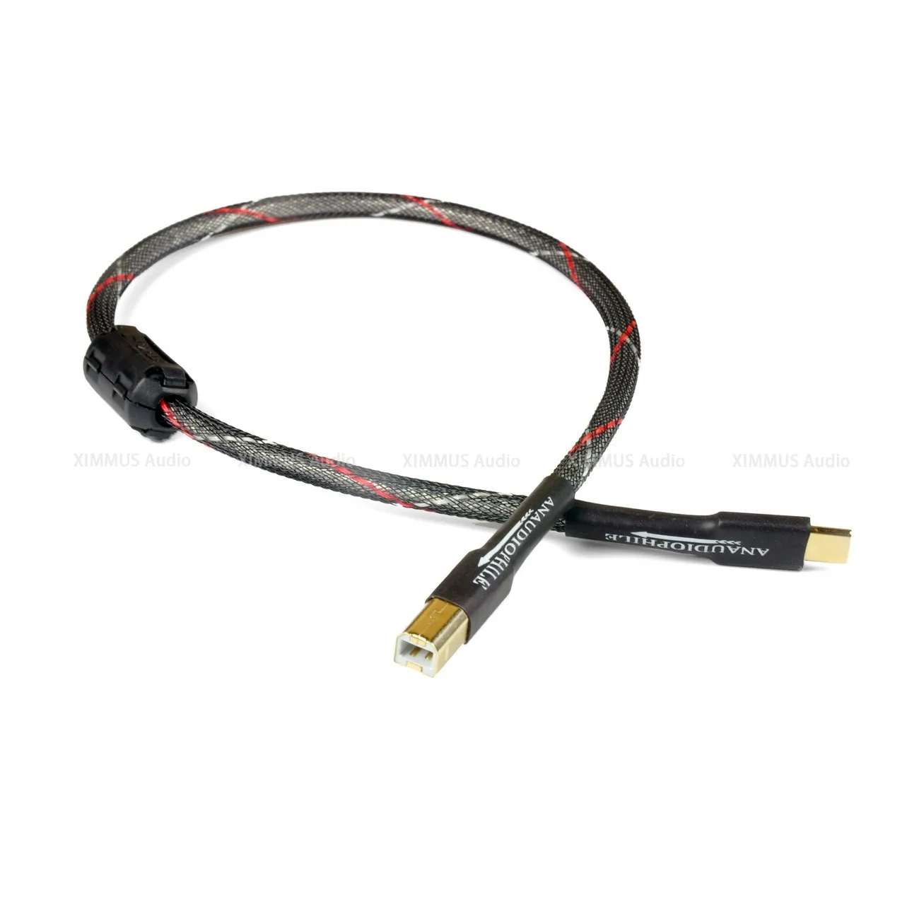 Посеребренный кабель USB Type C в B HiEnd для передачи данных и аудио 5N DAC Thunderbolt - купить