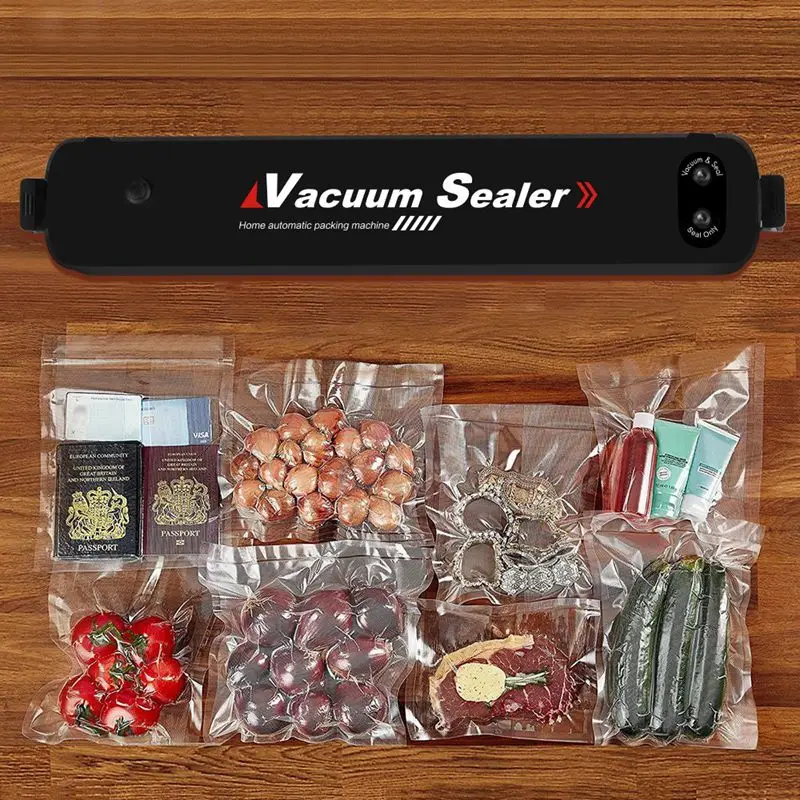 

Upgraded Vacuum Packing Sealer Machine Sous Vide Kitchen Heat Sealing household packaging For Food Storage Packer Free 10 Bags