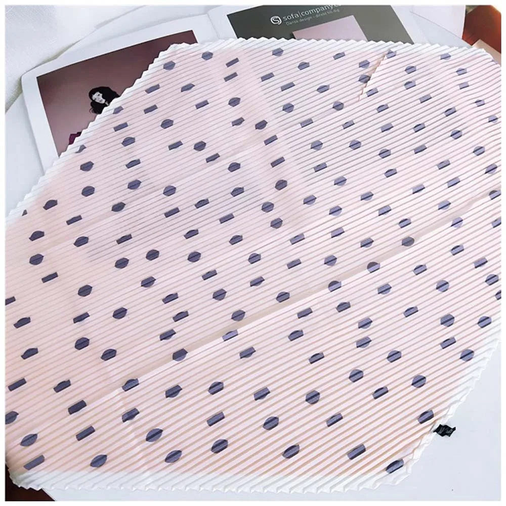 

Fashion Imitation Silk Scarf Dot Pleated Stretchy Crinkle Small Squares Head Scarf 70*70cm foulard femme