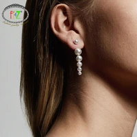 f j4z 2021 trend earrings for women classical simulated pearl beaded piercing earring lady evening party jewelry gifts