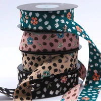 25mm 40mm cartoon layering cloth fabric ribbon handmade tape double side diy bows tie hair accessories make material 10 yards