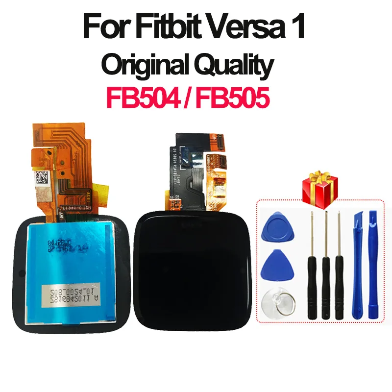 

Original For Fitbit Versa 1 LCD FB504 FB505 Display Touch Screen Digitizer Screen For Fitbit Versa1 Smart Watch LCD Replacement