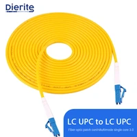 lc upc to lc upc single mode simlex 3 0mm pvc fiber patch cord jumper fiber patch cord fibra optica stable transmission 3m 5m