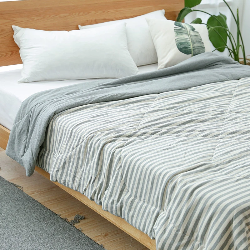 للبيع ENNROS-لحاف 100% قطن ، للصيف والخريف والشتاء ، فائق النعومة ودافئة ، قابل للغسل في الغسالة