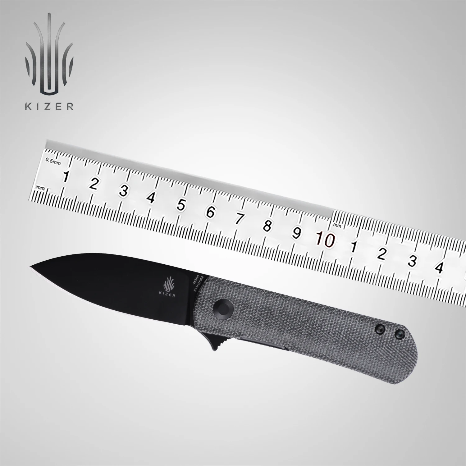 Складной карманный нож Kizer KI3525A4 Yorkie 2021 новый черный стальной M390 с ручкой из