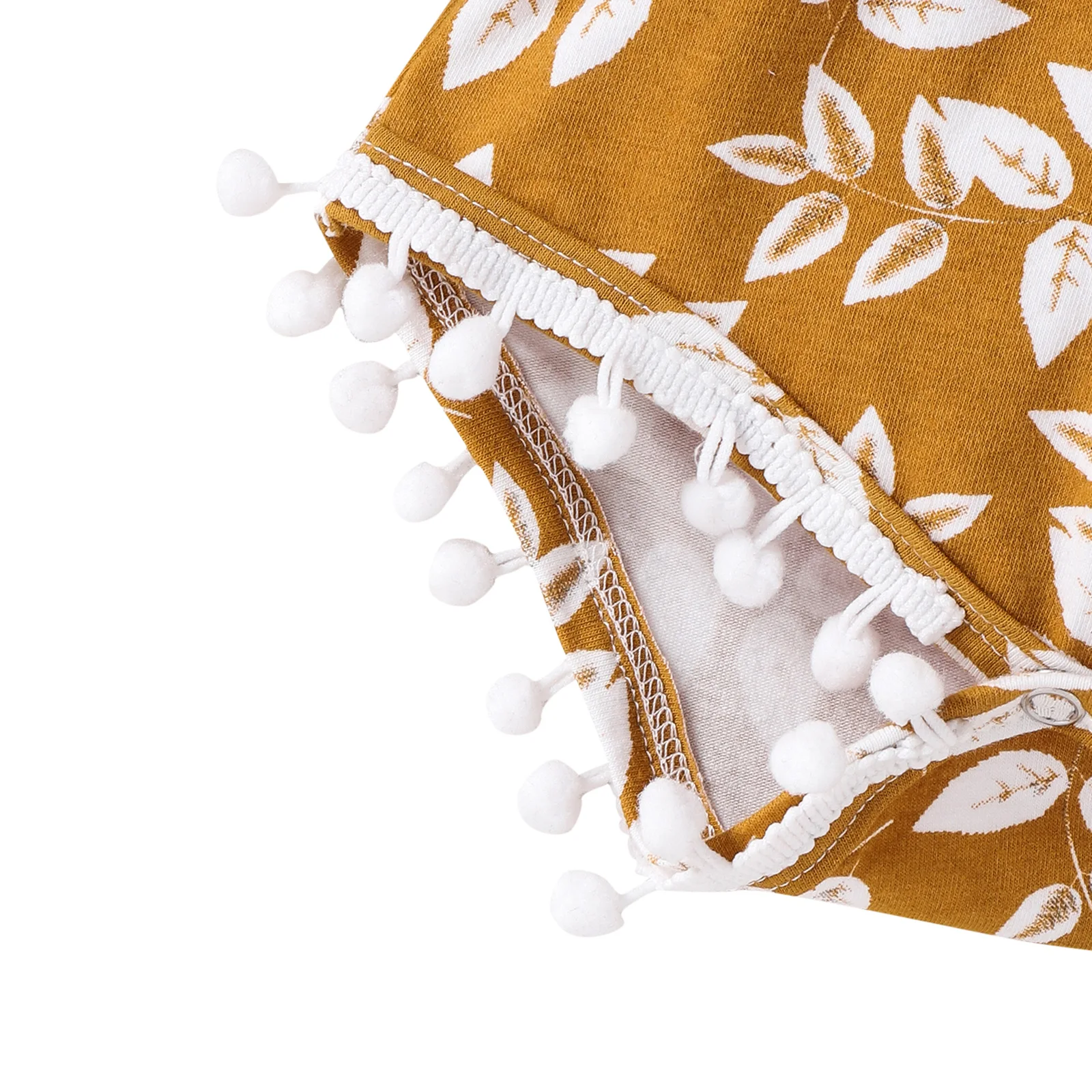 2 шт. Детский комбинезон с круглым вырезом без рукавов принтом