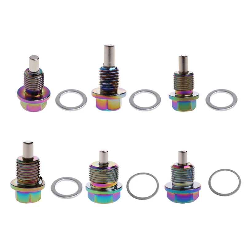 

M12 M14 M16 M20x1.5/1.25 Aluminum Magnetic Oil Drain Plug Bolt Sump Nut