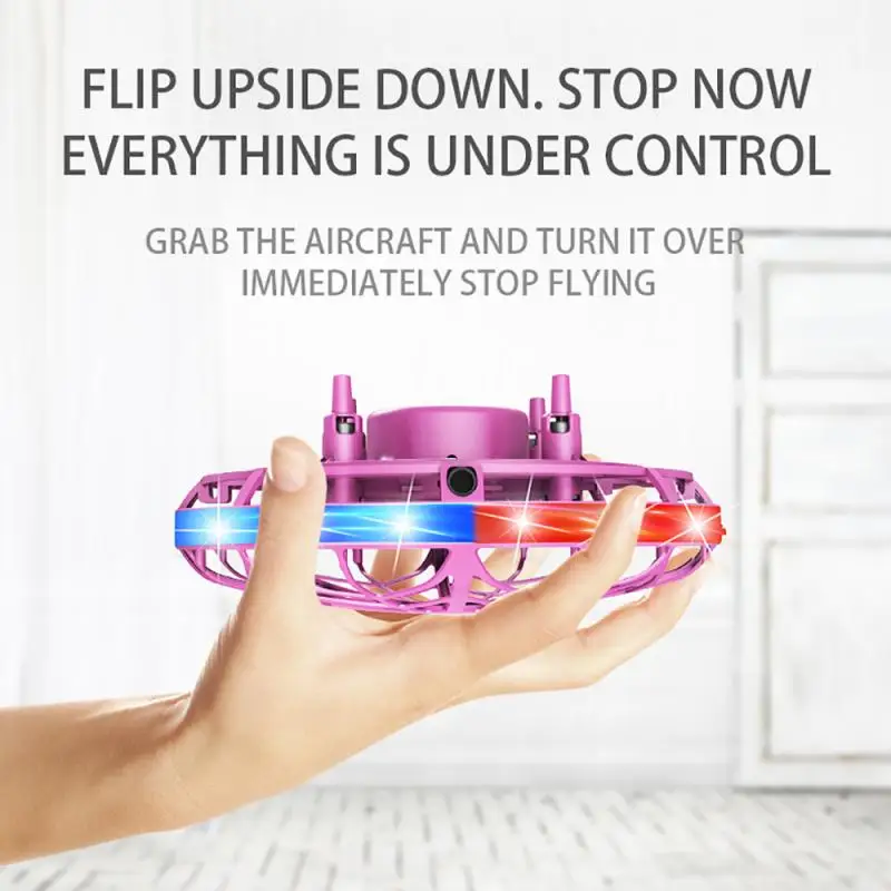 Mini Drone UFO Toys Infrared Sensing Control Hand Flying Aircraft Quadcopter Infraed RC Helicopter Kid Toy Gift Party Supplies | Дом и сад
