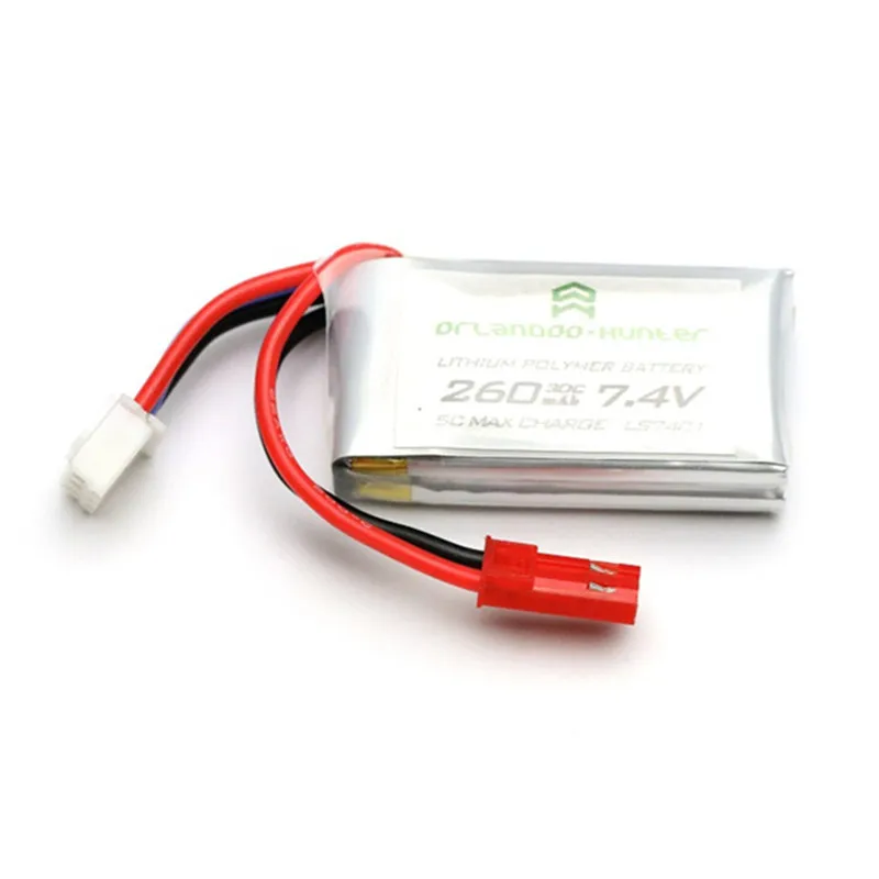 Металлический и пластиковый Lipo аккумулятор Orlandoo-Hunter 7 4 В 260 мА · ч 30C 2S для