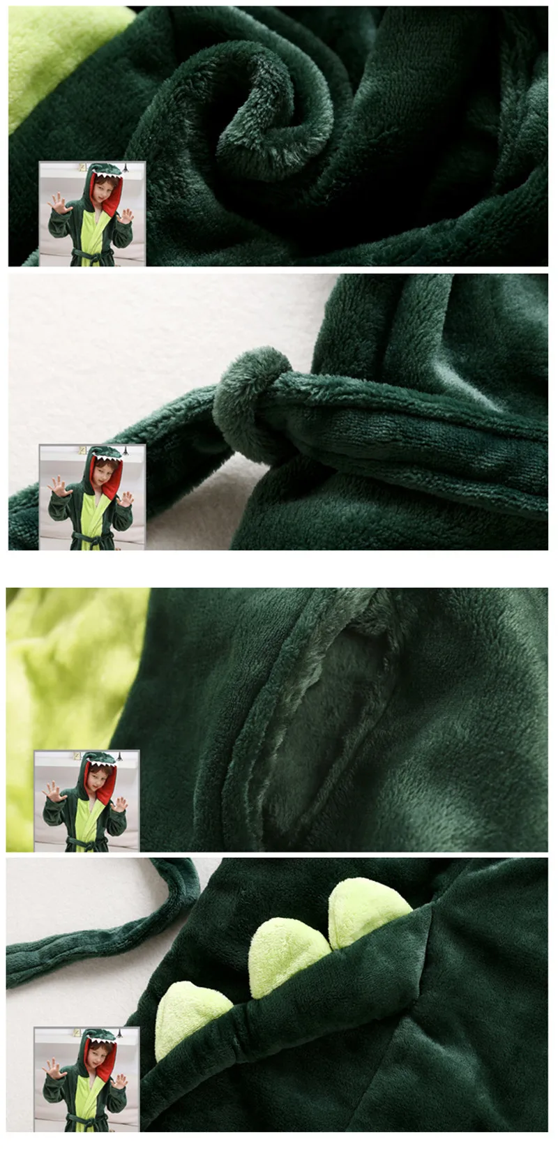 Cartoon Children Bathrobe for Boy Girls Pajamas Flannel Tiger Animal Hooded Bath Robe Baby Kids Home Wear Outfit Roupao Infantil