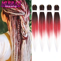 mirras mirror braiding hair synthetic hair for braid easy pre stretched jumbo hair extensions professional braid 68 packs