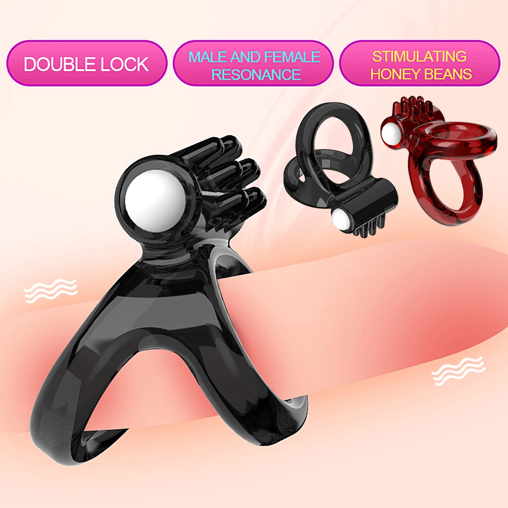 Вибратор кольцо на пенис толстовки для влюбленных пар секс шоп игрушки Для