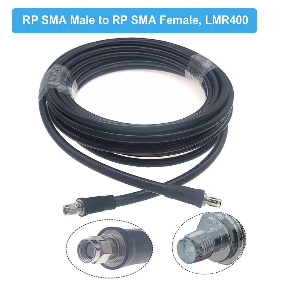 LMR400 кабель SMA разъем для Вилочная часть разъема 50 Ohm 50-7 низкие потери коаксиальный