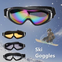 professional men motorcycle outdoor windproof anti fog dustproof cycling glasses ski goggles 3color