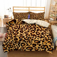 morden geometric psychedelic leopard bedding set king queen duvet cover pillowcase 23pcs for adult bedclothes